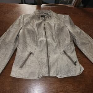 LA COALITION NWT VEGAN LEATHER WOMENS SIZE Med FASHION JACKET COAT